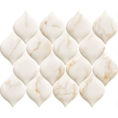 Mozaic arăbesc Bliss Gold polysk 20,2 x 26,5 cm