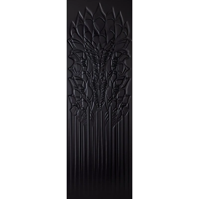 Faianță Cold Crown Black sciana struktura 39,8 x 119,8 cm