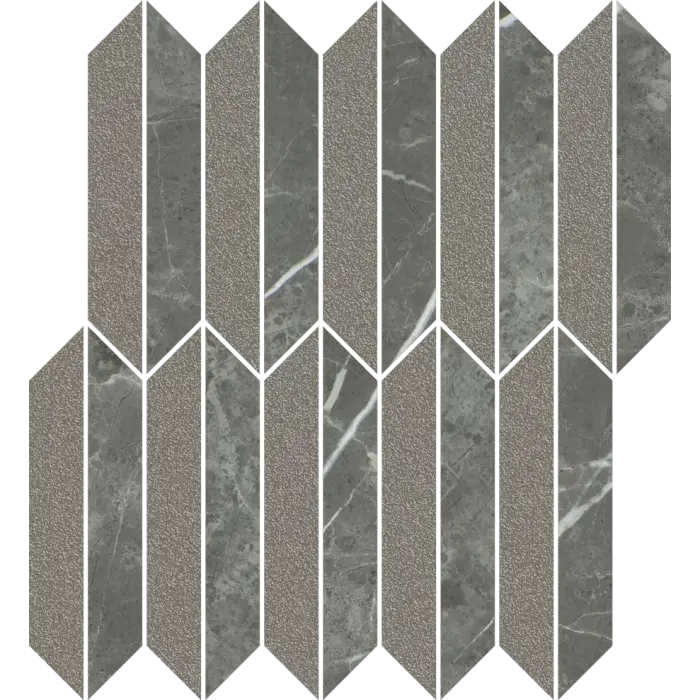 Mozaic Noisy Whisper Graphite mix mat 27,4 x 29,8 cm