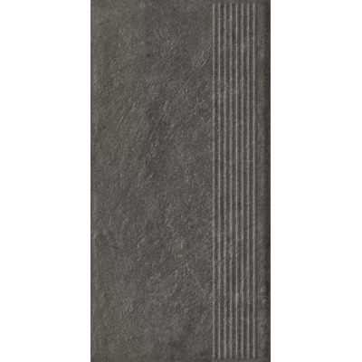 Treaptă Carrizo Basalt struktura mat 30 x 60 cm