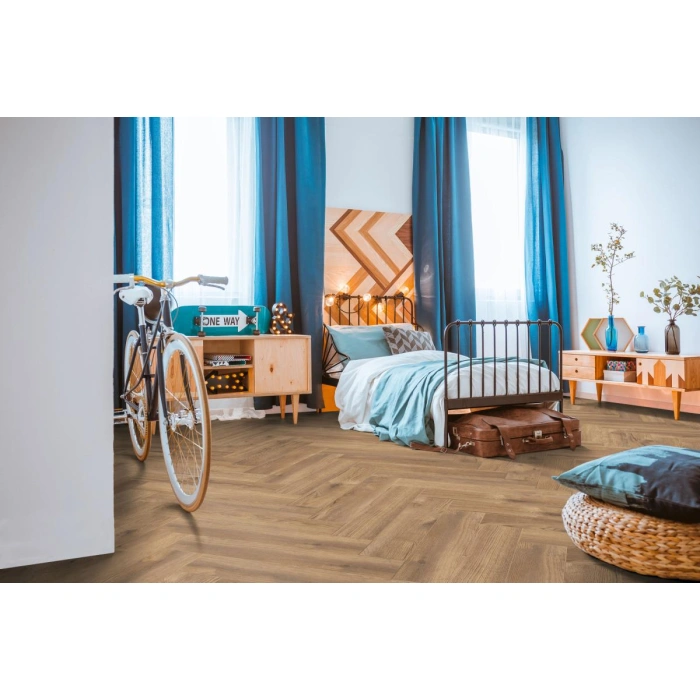 Parchet Kronotex Herringbone D4764 Pettersson Oak Nature