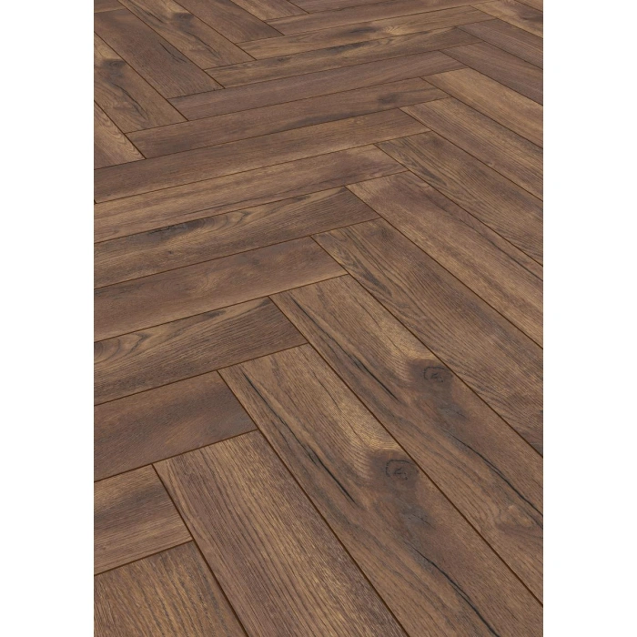 Parchet Kronotex Herringbone D4766 Pettersson Oak Dark