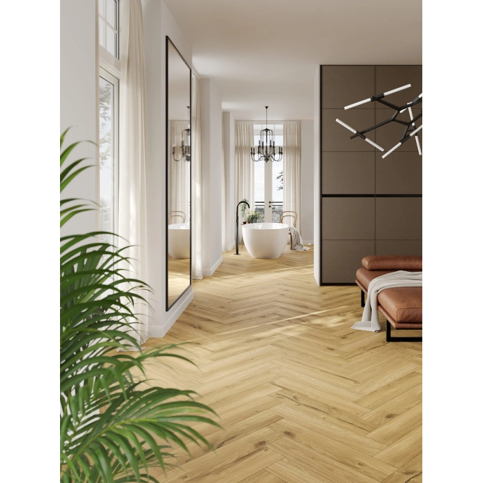 Parchet SPC Herringbone Falquon Wood P7001 Honey Oak 