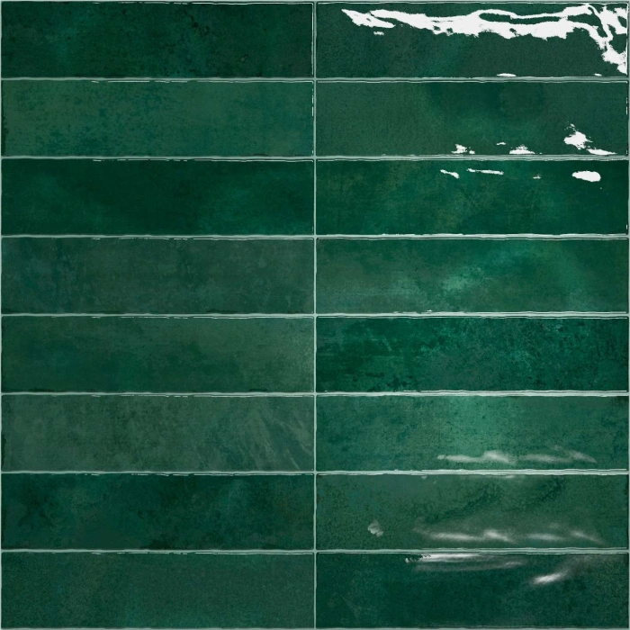 Faianță Nairobi Green 7,5 x 30 cm
