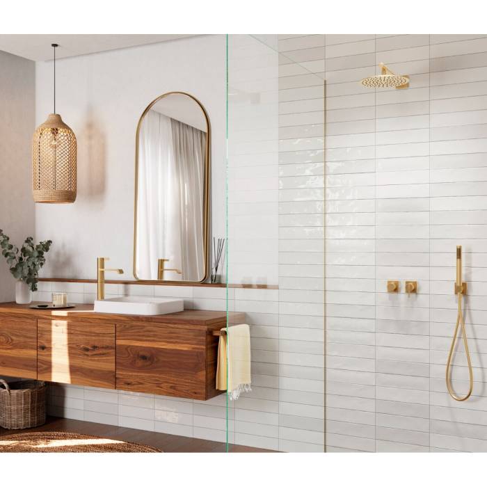 Faianță Nairobi White 7,5 x 30 cm