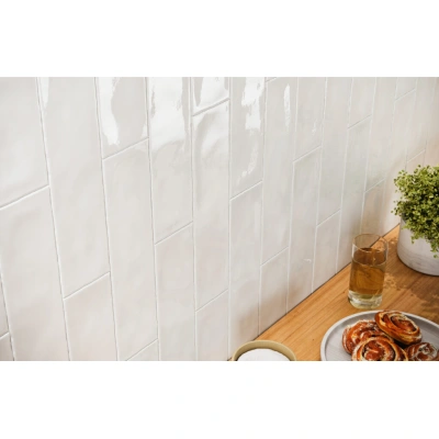 Faianță Fez White 7.5 x 30 cm