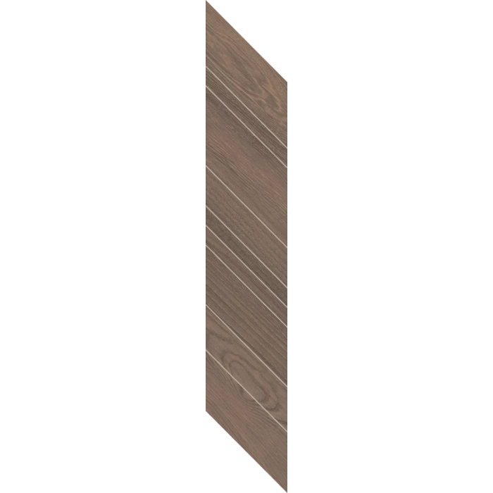 Gresie Decor Wildland Dark chevron lewy 14,8 x 88,8 cm 