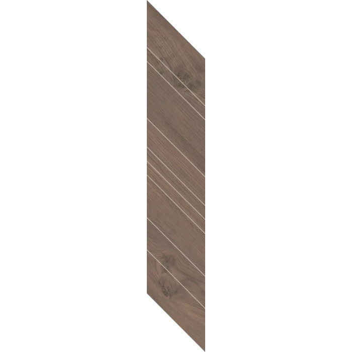 Gresie Decor Wildland Dark chevron lewy 14,8 x 88,8 cm 
