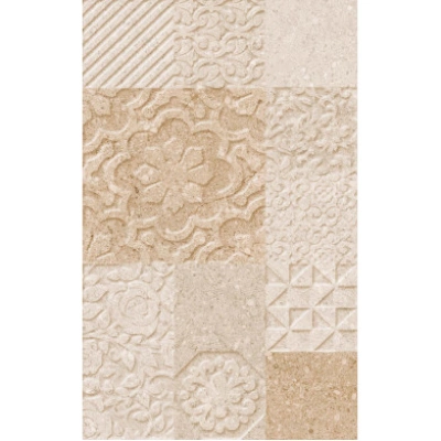 Faianță Decor Greco Relief Light Beige 25 x 40 cm