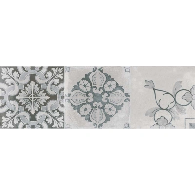 List Capri Patchwork Grey 8 x 25 cm