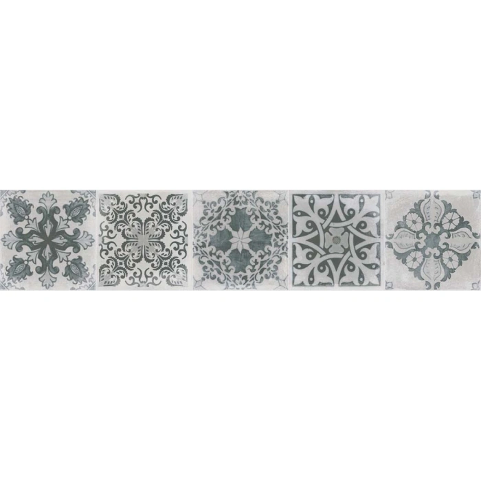 List Capri Patchwork Grey 8 x 40 cm