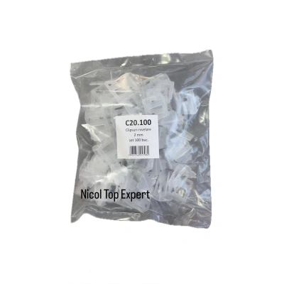 Clipsuri nivelare 2 mm 100 bucati