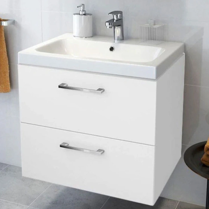 Set mobilier B279 Lara 60 cm alb + lavoar, Cersanit