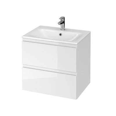 Set mobilier B275 Moduo 60 cm alb + lavoar, DSM, Cersanit