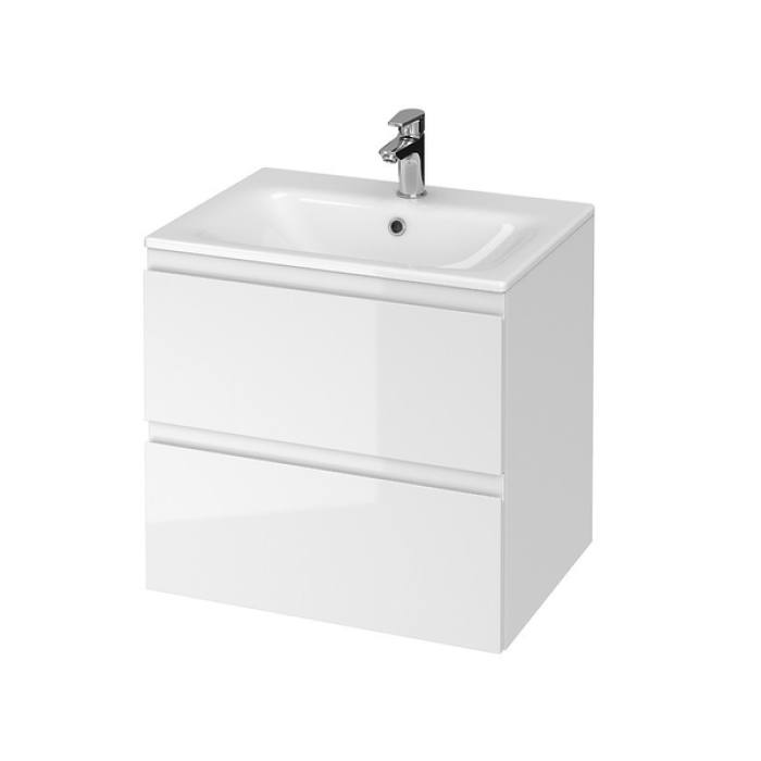 Set mobilier B275 Moduo 60 cm alb + lavoar, DSM, Cersanit