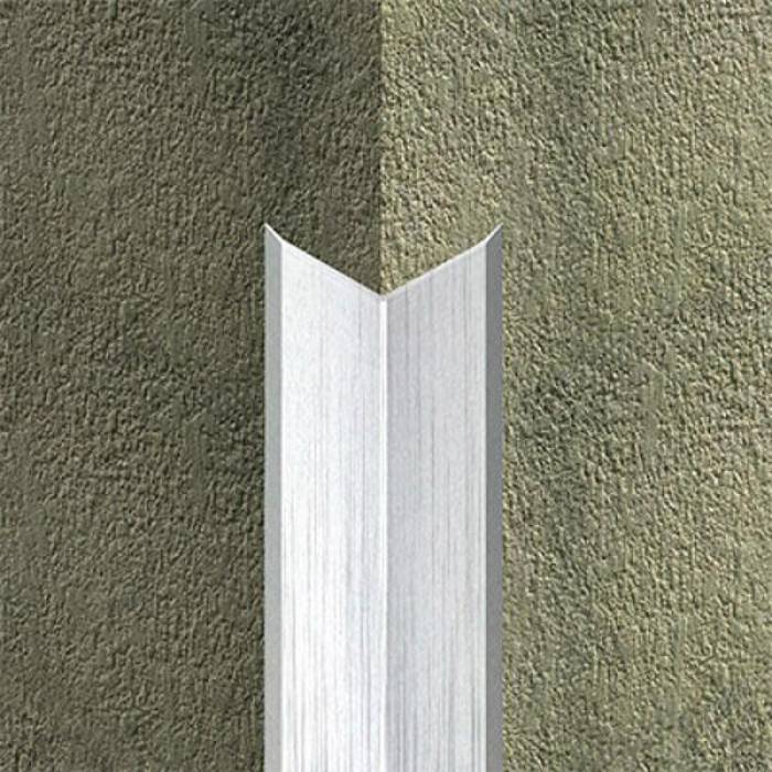 Cornier din inox 30 x 30 mm - periat 