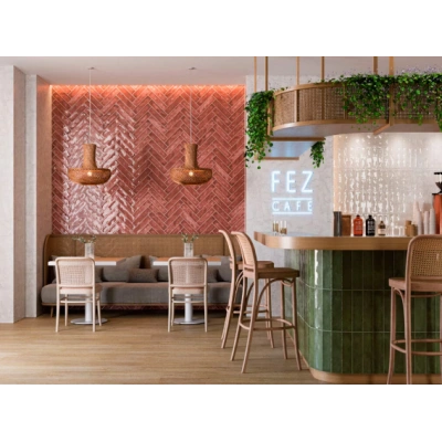 Faianță Fez Green 7.5 x 30 cm