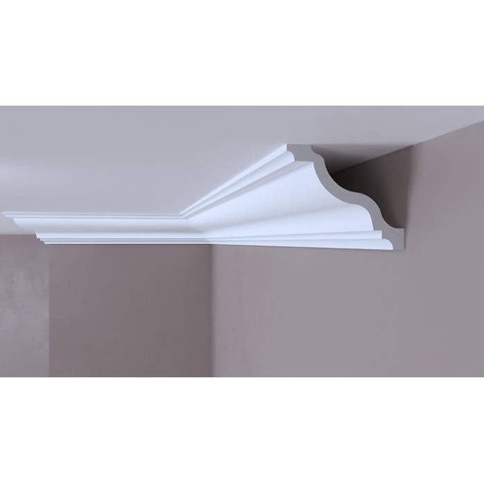 Cornișă decorativă albă din DUROTEC 58