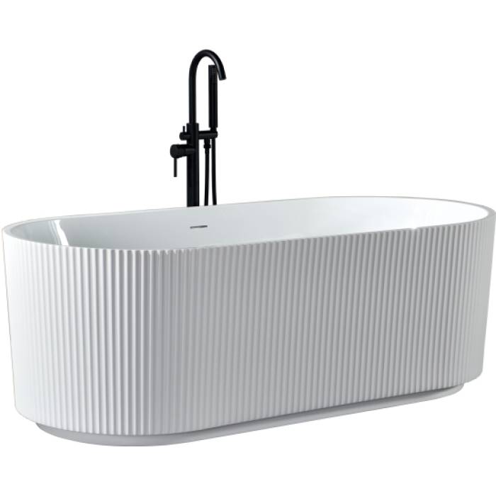 Cadă ovală freestanding Calibra 170 x 80 x 58 cm QB02