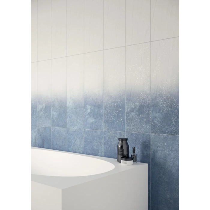Faianță Nightwish Navy Blue tonal struktura 25 x 75 cm