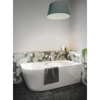 Cadă colț freestanding Angolo 150 x 75 x 58 cm MB03D