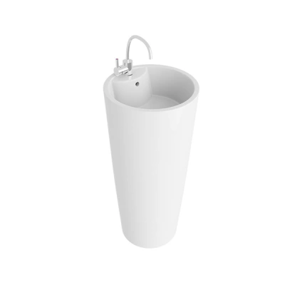 Lavoar freestanding UVAS alb 40 x 40 x 83.5 cm